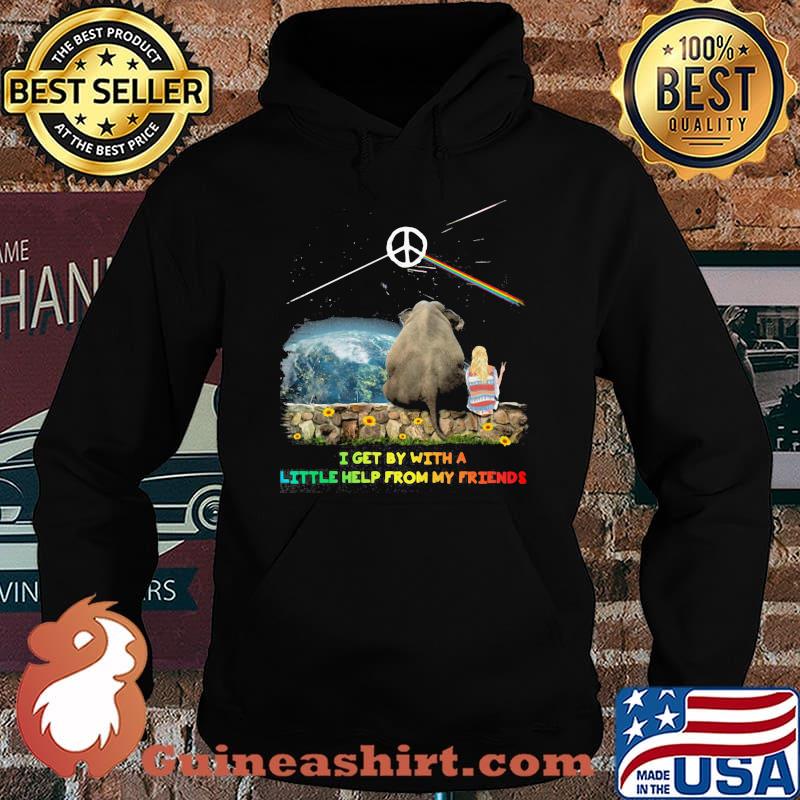 Elephant i get by with a little help from my friends s Hoodie