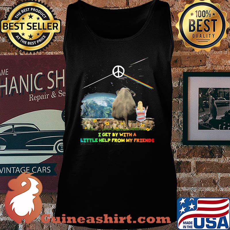 Elephant i get by with a little help from my friends s Tank top
