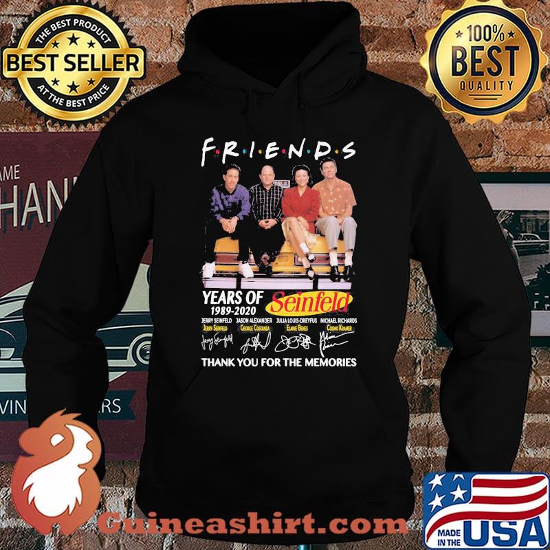 Friends years of 1989 2020 seinfeld thank for the memories signatures s Hoodie
