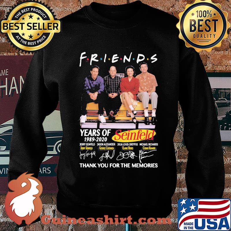 Friends years of 1989 2020 seinfeld thank for the memories signatures s Sweater