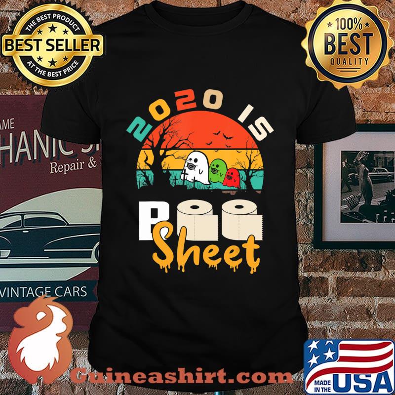 Funny 2020 Is Boo Sheet Halloween Ghost Wear Mask T-Shirt