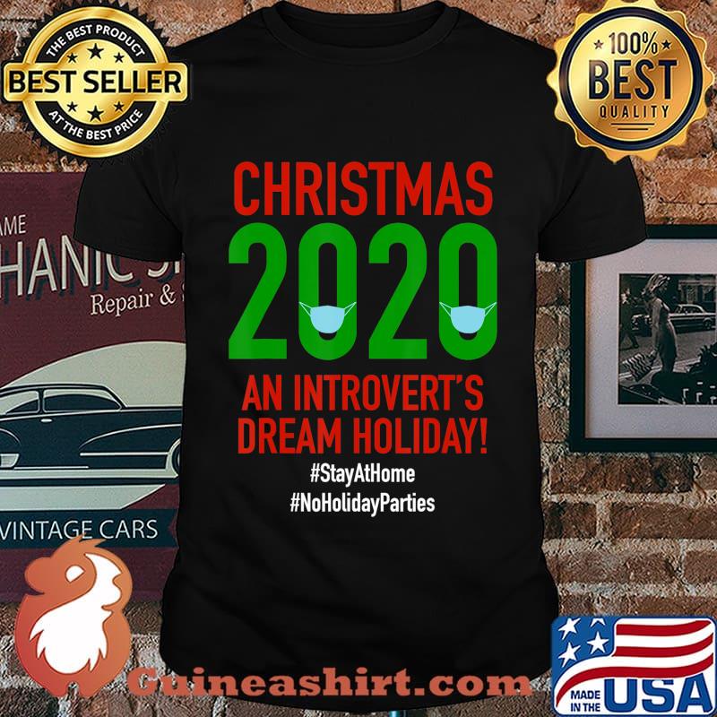 Funny Christmas 2020 Introvert Social Distance T-Shirt