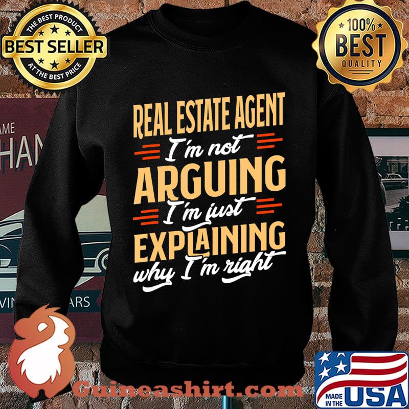 Funny Real Estate Agent Job Design Proud Profession Gift T-Shirt Sweater