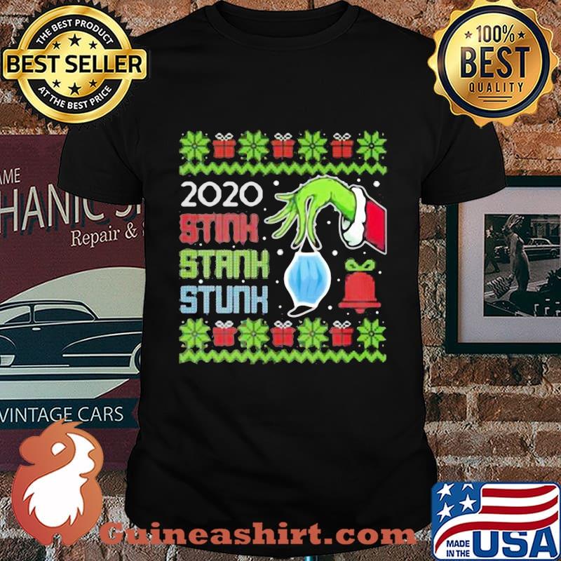 Grinch 2020 Stink Stank Stunk Wear Mask Christmas Shirt