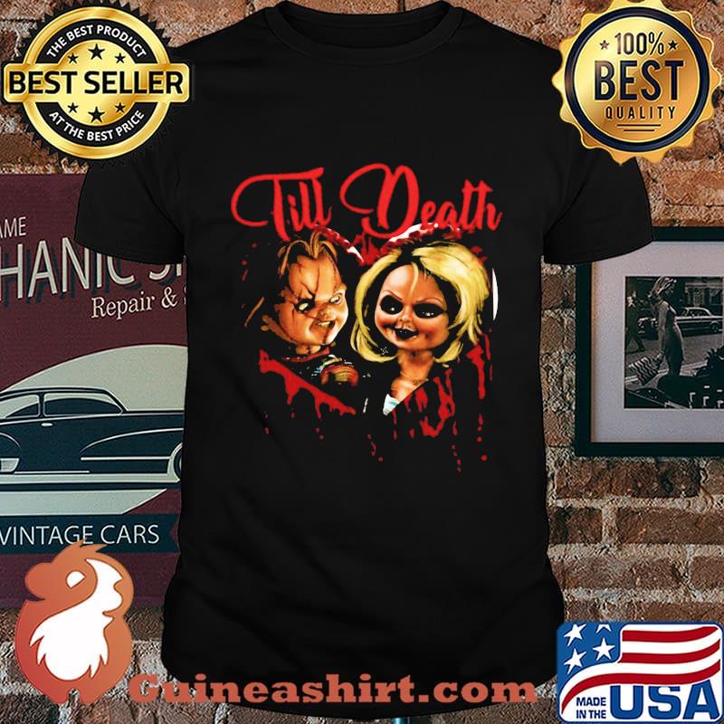 Halloween chucky till death heart shirt