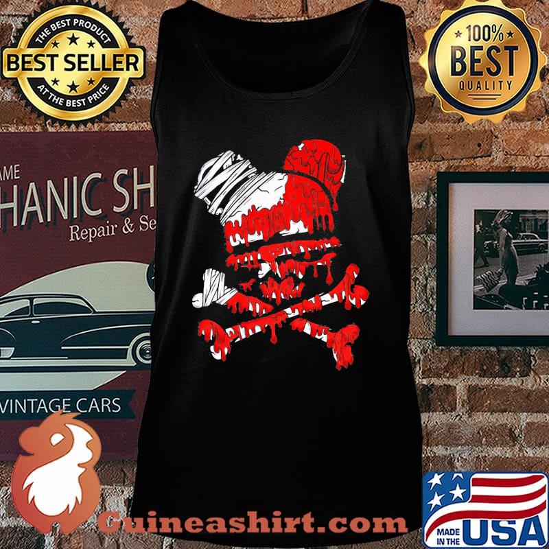 Halloween mickey mouse skeleton s Tank top