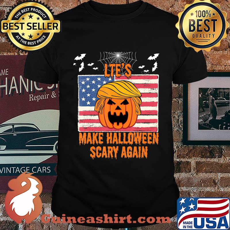 Halloween Trumpkin US Flag Trump Funny T-Shirt