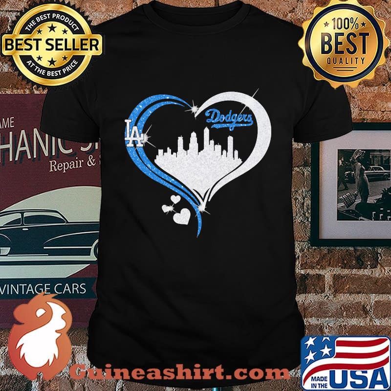 Heart la dodgers world series 2020 shirt