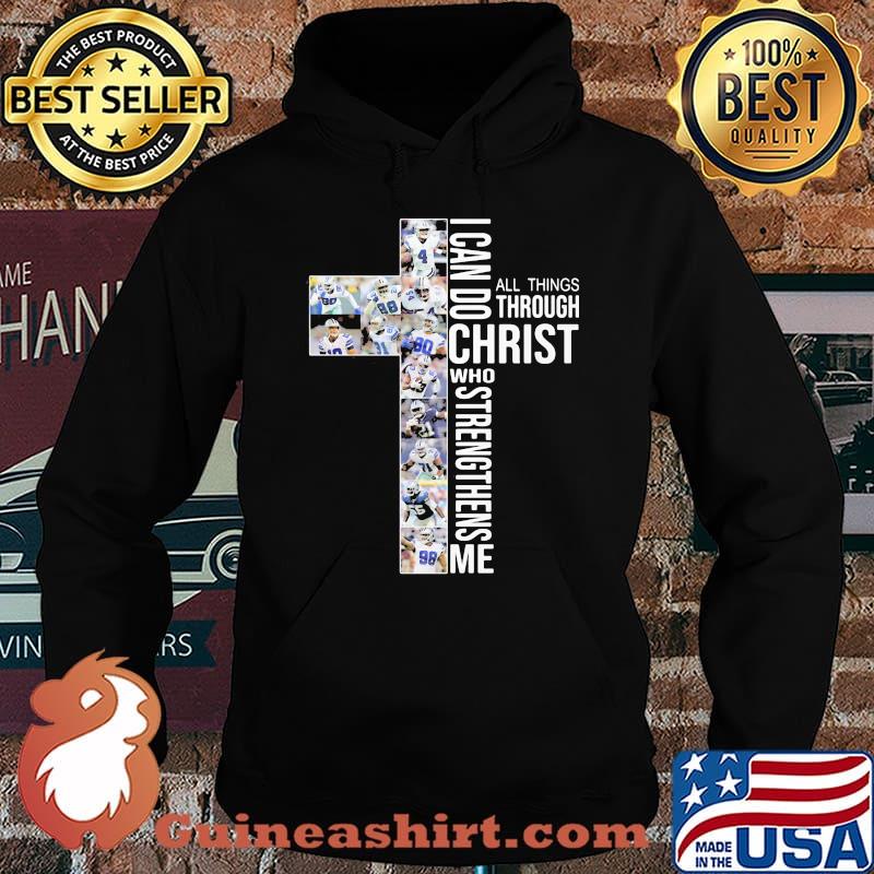 I can do all things through christ who strengthens me football s Hoodie
