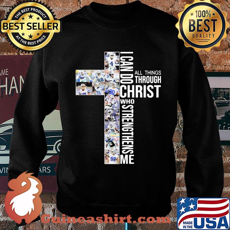I can do all things through christ who strengthens me football s Sweater