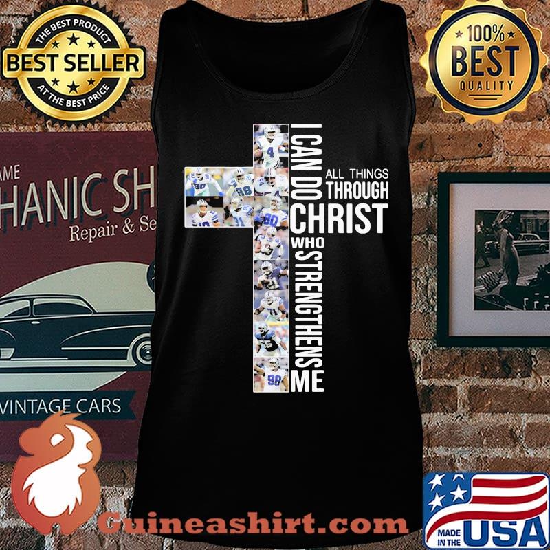 I can do all things through christ who strengthens me football s Tank top
