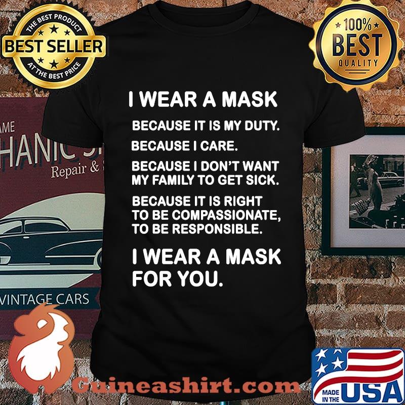 I Choose Science and Will Wear a Mask and Save Lives Shirt