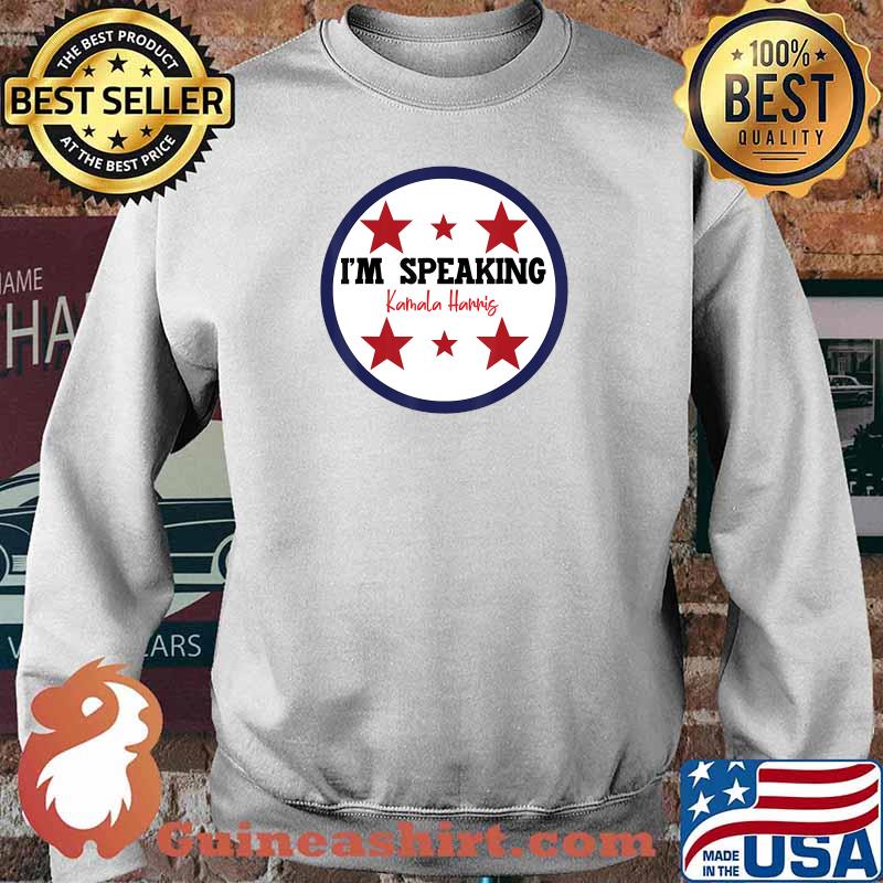 I'm Speaking Kamala Harris Mike Pence Debate Funny Quote T-Shirt Sweater