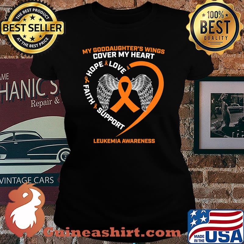 In Remembrance Goddaughter Loving Memory Leukemia Awareness T-Shirt Laides tee