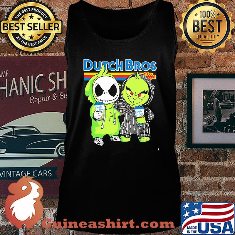Jack skellington and grinch dutch bros coffee s Tank top