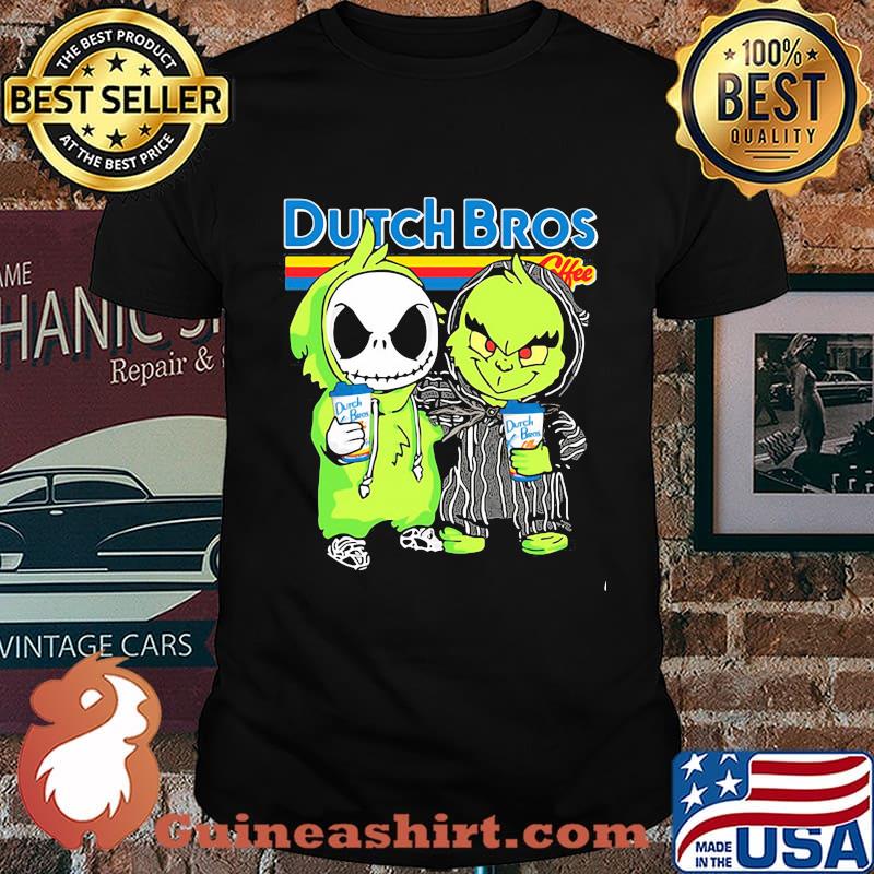 Jack skellington and grinch dutch bros coffee shirt