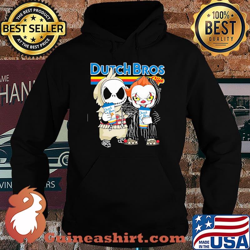 Jack skellington and pennywise dutch bros coffee s Hoodie