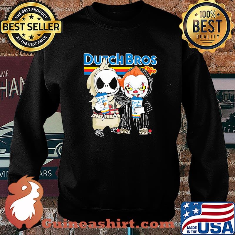 Jack skellington and pennywise dutch bros coffee s Sweater