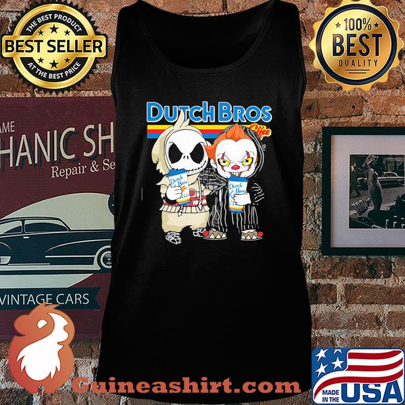 Jack skellington and pennywise dutch bros coffee s Tank top