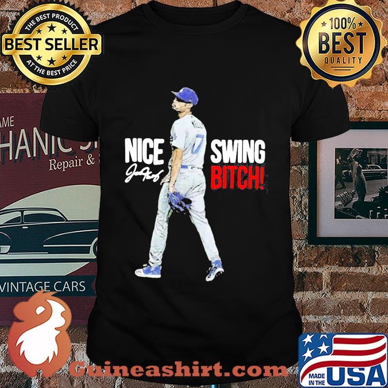 Joe Kelly Nice Swing Bitch Los Angeles Dodgers Champions 2020 Signature Shirt