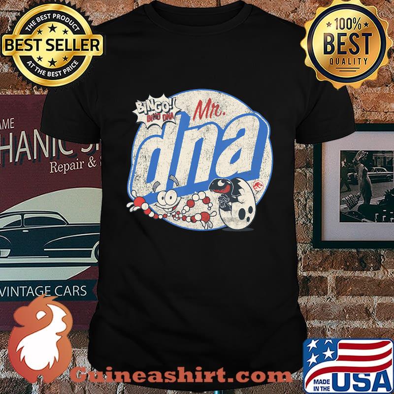 Jurassic World Retro Mr. DNA Bingo Dino Logo Graphic T-Shirt