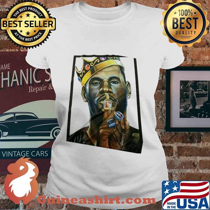 King lebron james los angeles lakers art s Ladies tee