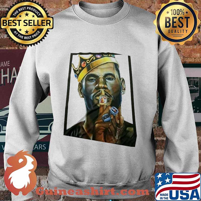 King lebron james los angeles lakers art s Sweater