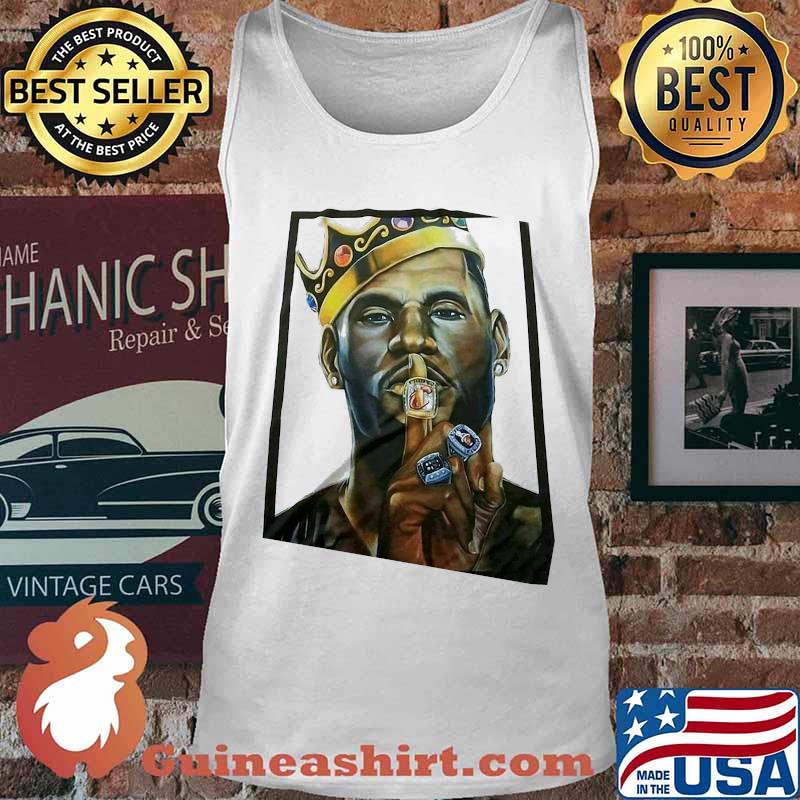King lebron james los angeles lakers art s Tank top
