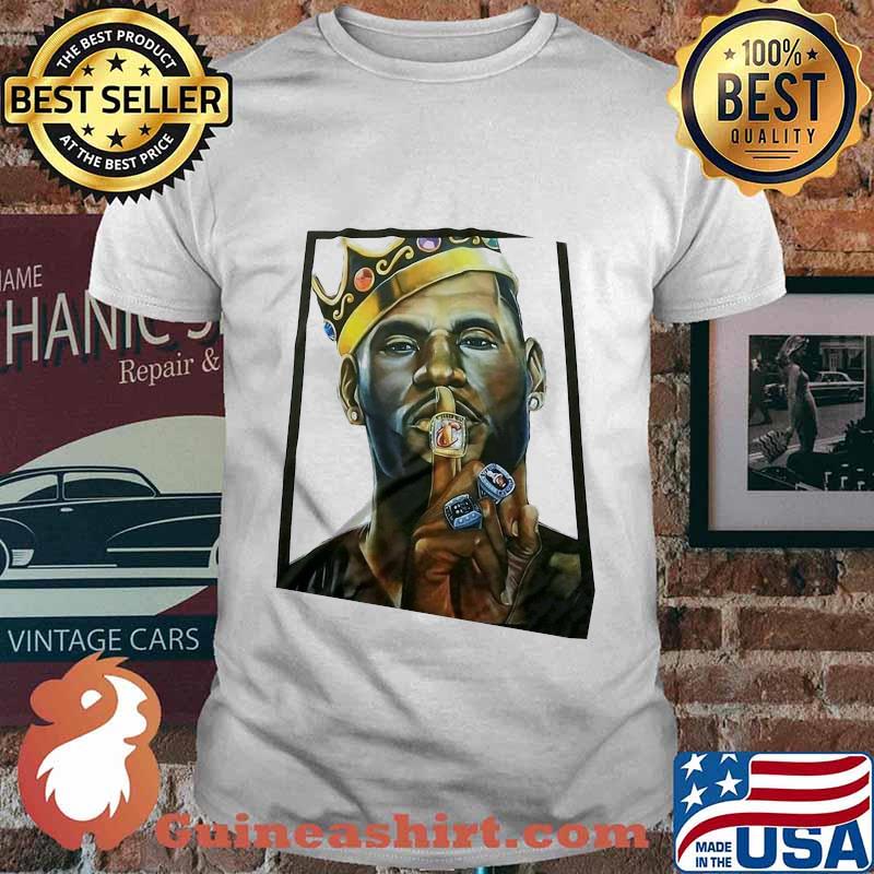 King lebron james los angeles lakers art shirt