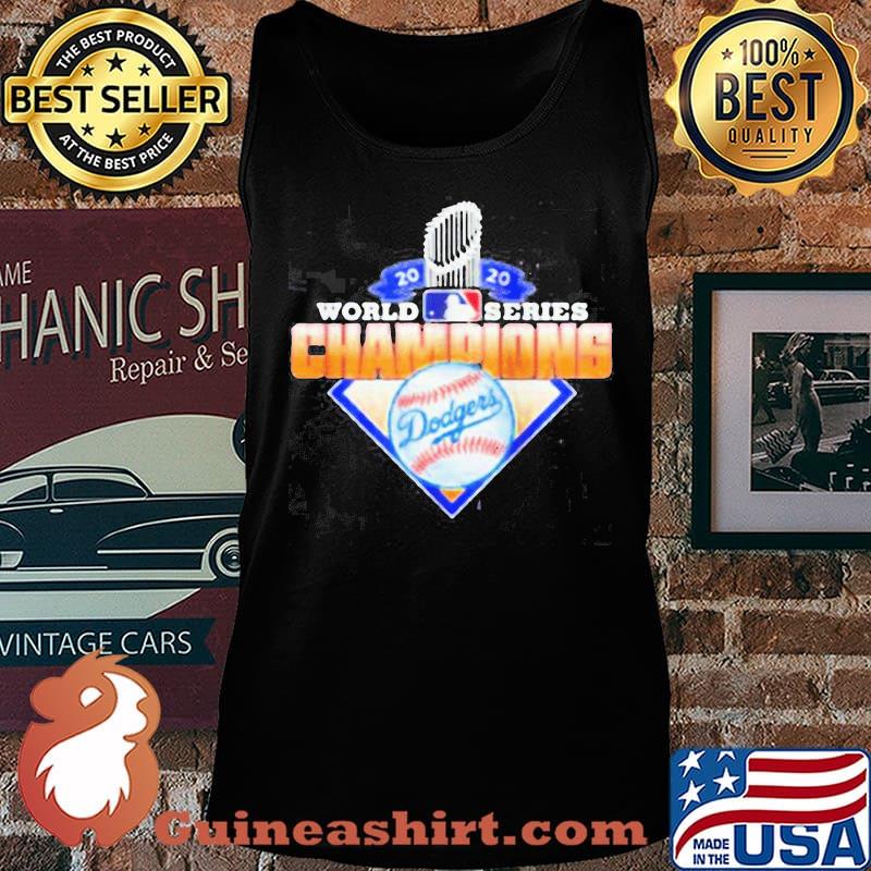 Logo Los angeles dodgers 2020 World Series Champions Shirt Tank top