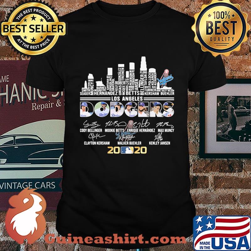 Los angeles dodger world series 2020 signature shirt