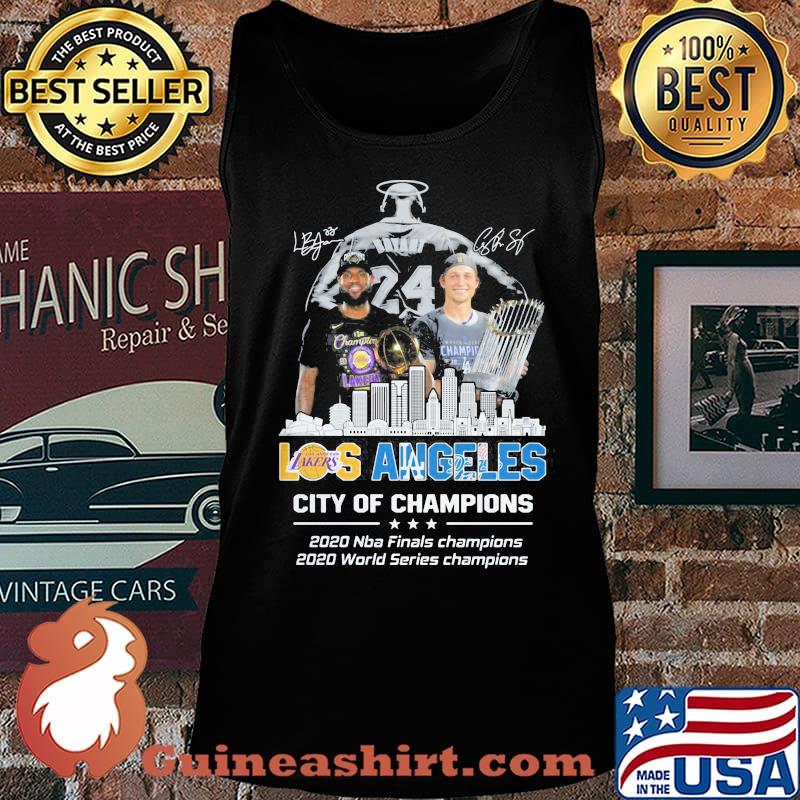 Los Angeles Dodgers City Of Champions World Series 2020 Shirt Tank top