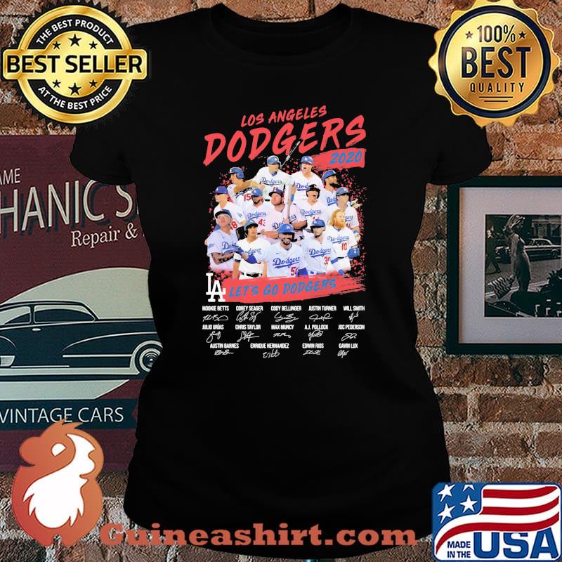 Los angeles dodgers let’s go world series 2020 signature s Laides tee