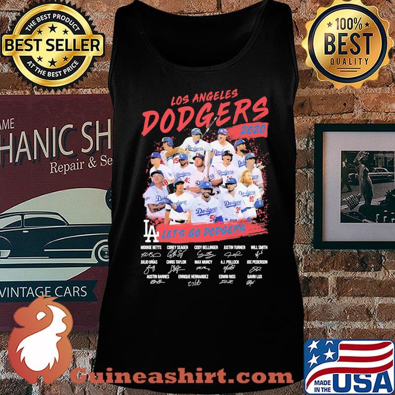 Los angeles dodgers let’s go world series 2020 signature s Tank top
