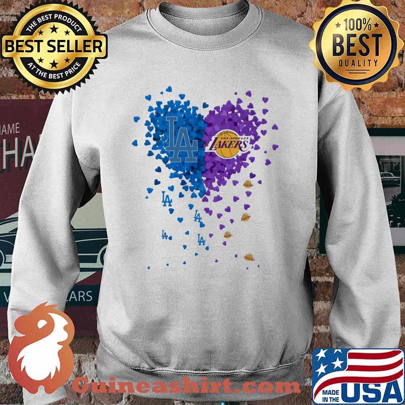 Los angeles dodgers los angeles lakers hearts s Sweater
