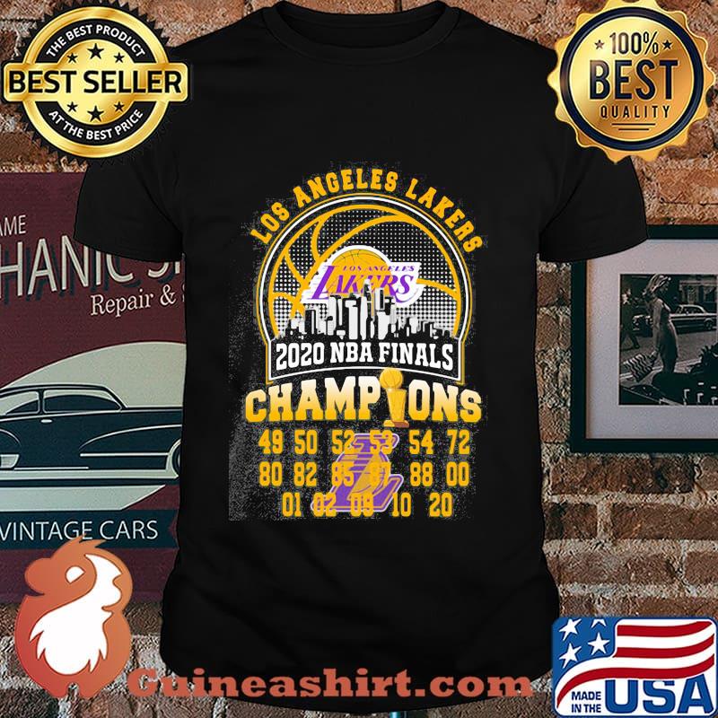 Los angeles lakers 2020 nba finals champions shirt