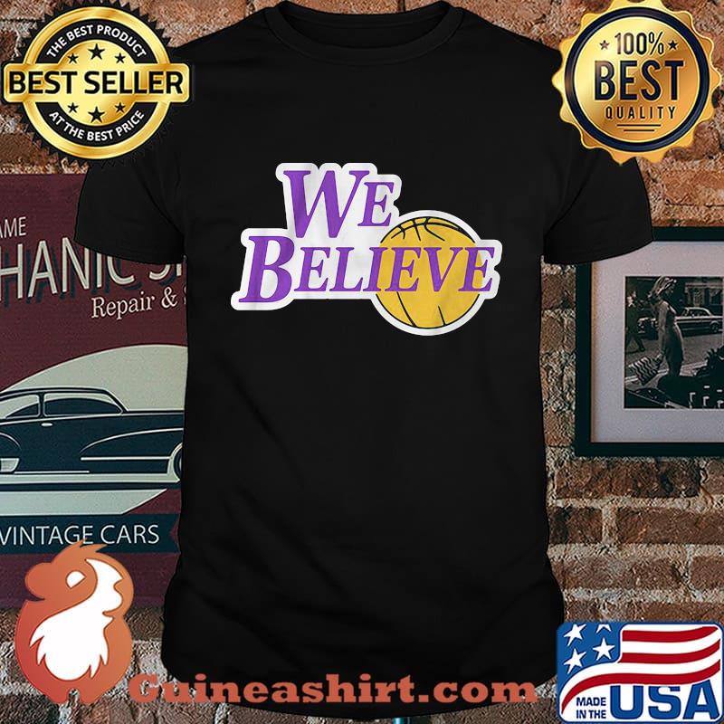 Los angeles lakers we believe champs 2020 shirt