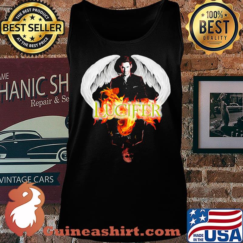 Lucifer wings water reflection s Tank top
