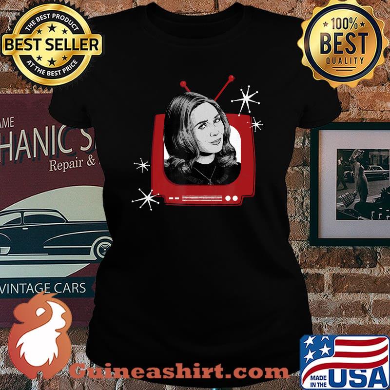 Marvel WandaVision Wanda TV T-Shirt Laides tee