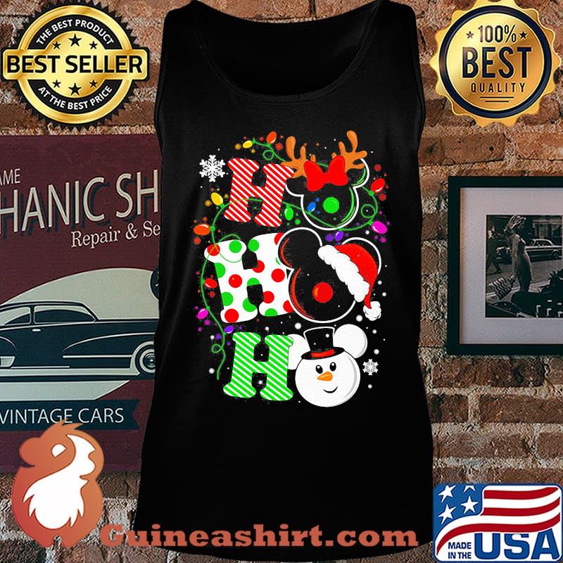 Merry christmas mickey mouse ho ho ho s Tank top