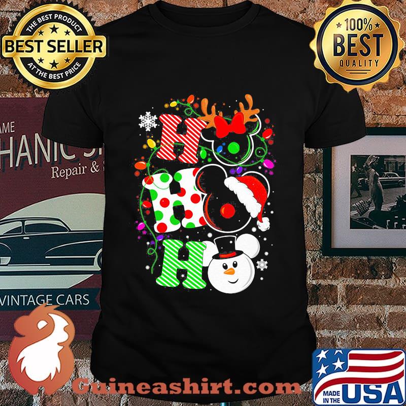 Merry christmas mickey mouse ho ho ho shirt