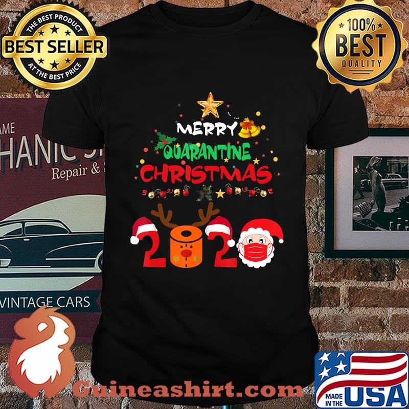 Merry Quarantine Christmas 2020 Xmas Holidays Gift T-Shirt