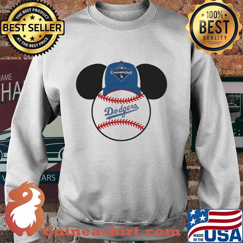 Mickey mouse los angeles dodgers world series champions s Sweater