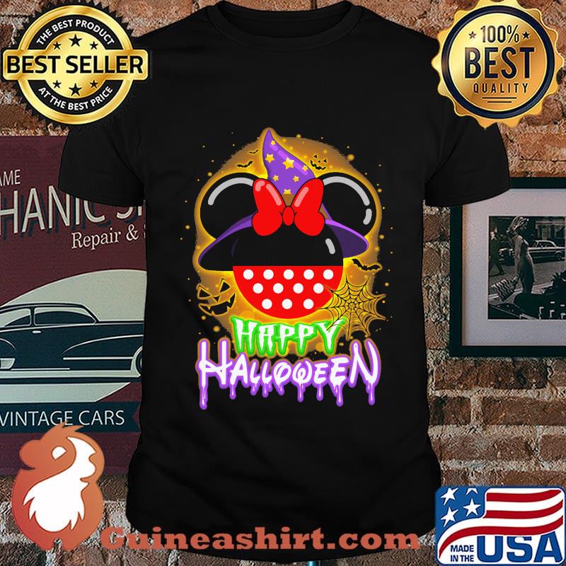 Mickey mouse witch happy halloween shirt