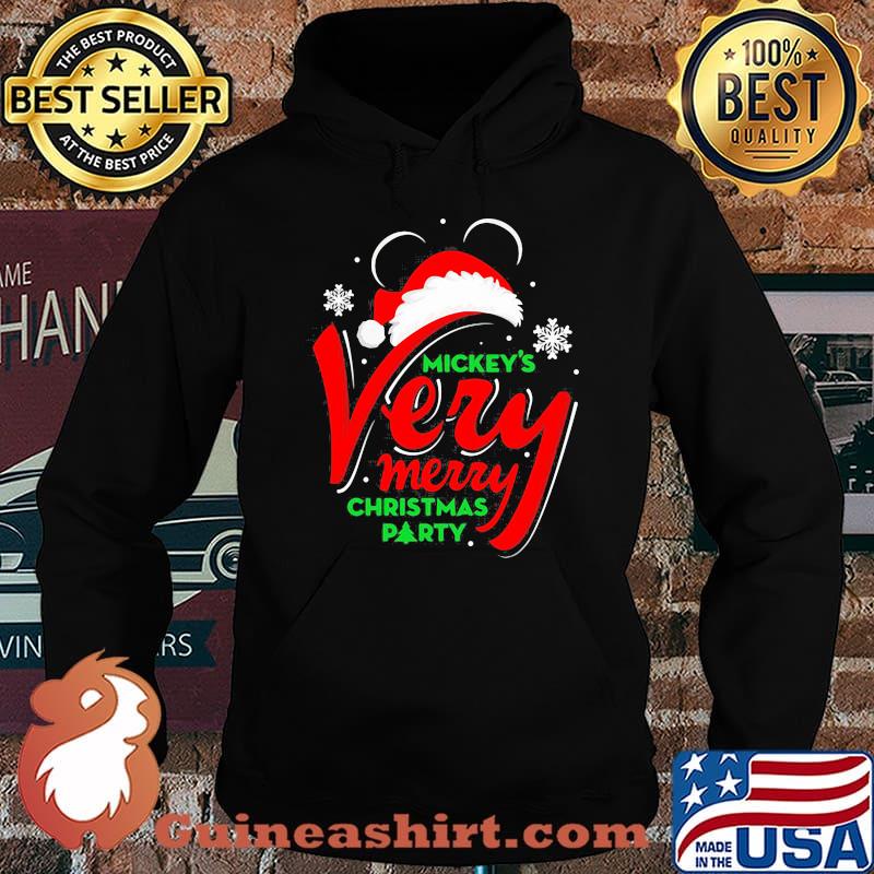 Mickey's mouse very merry christmas party s Hoodie