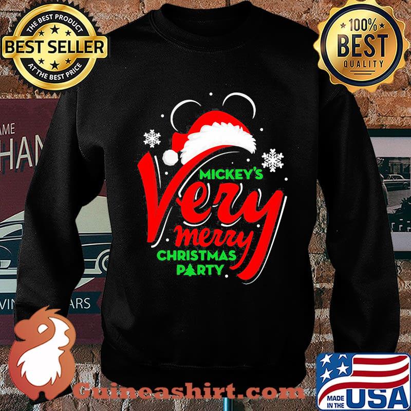 Mickey's mouse very merry christmas party s Sweater