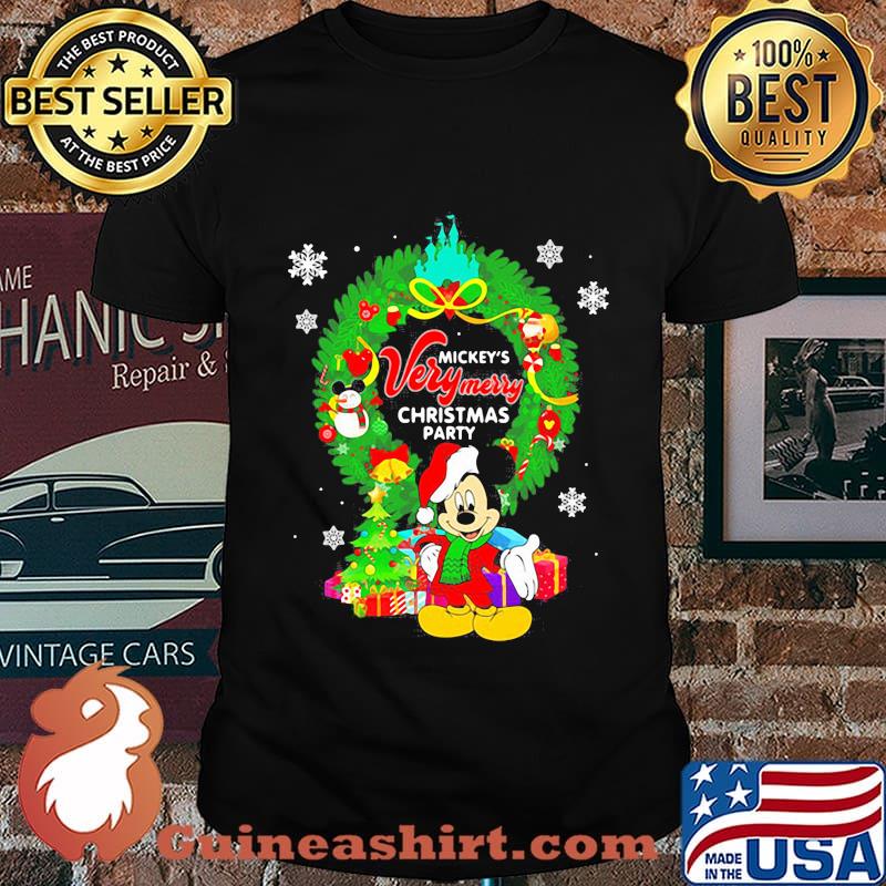 Mickey's very merry christmas party shirt