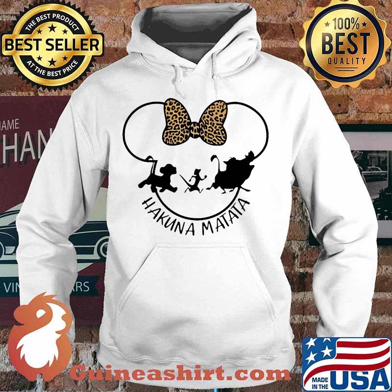 Minnie mouse hakuna matata simba leopard s Hoodie