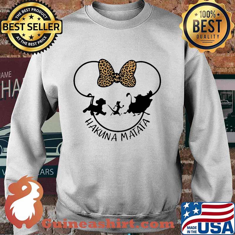 Minnie mouse hakuna matata simba leopard s Sweater