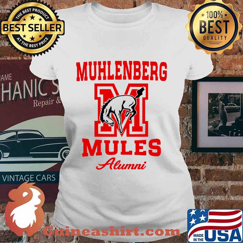 Muhlenberg mules alumni logo s Ladies tee